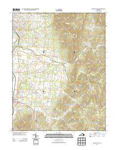 Elkton East Virginia Historical topographic map, 1:24000 scale, 7.5 X 7.5 Minute, Year 2013