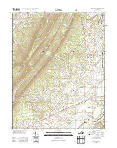 Elkton West Virginia Historical topographic map, 1:24000 scale, 7.5 X 7.5 Minute, Year 2013