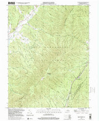 Elliott Knob Virginia Historical topographic map, 1:24000 scale, 7.5 X 7.5 Minute, Year 1999