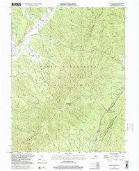 Elliott Knob Virginia Historical topographic map, 1:24000 scale, 7.5 X 7.5 Minute, Year 1999