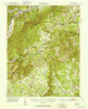 Elliston Virginia Historical topographic map, 1:62500 scale, 15 X 15 Minute, Year 1950