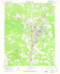 Emporia Virginia Historical topographic map, 1:24000 scale, 7.5 X 7.5 Minute, Year 1963