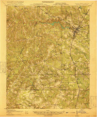 Emporia Virginia Historical topographic map, 1:62500 scale, 15 X 15 Minute, Year 1919