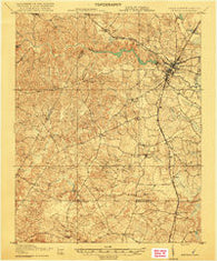 Emporia Virginia Historical topographic map, 1:62500 scale, 15 X 15 Minute, Year 1919