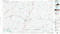 Emporia Virginia Historical topographic map, 1:100000 scale, 30 X 60 Minute, Year 1984