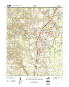 Emporia Virginia Historical topographic map, 1:24000 scale, 7.5 X 7.5 Minute, Year 2013