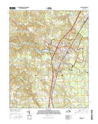 Emporia Virginia Current topographic map, 1:24000 scale, 7.5 X 7.5 Minute, Year 2016