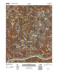 Esmont Virginia Historical topographic map, 1:24000 scale, 7.5 X 7.5 Minute, Year 2010
