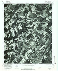 Exmore Virginia Historical topographic map, 1:24000 scale, 7.5 X 7.5 Minute, Year 1977