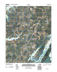 Exmore Virginia Historical topographic map, 1:24000 scale, 7.5 X 7.5 Minute, Year 2011
