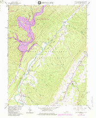 Falling Spring Virginia Historical topographic map, 1:24000 scale, 7.5 X 7.5 Minute, Year 1966