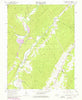 Falling Spring Virginia Historical topographic map, 1:24000 scale, 7.5 X 7.5 Minute, Year 1966