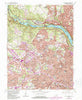 Falls Church Virginia Historical topographic map, 1:24000 scale, 7.5 X 7.5 Minute, Year 1965
