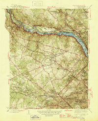 Falls Church Virginia Historical topographic map, 1:31680 scale, 7.5 X 7.5 Minute, Year 1945