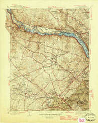 Falls Church Virginia Historical topographic map, 1:31680 scale, 7.5 X 7.5 Minute, Year 1945