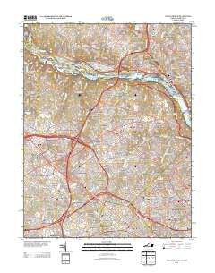 Falls Church Virginia Historical topographic map, 1:24000 scale, 7.5 X 7.5 Minute, Year 2013