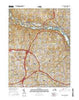 Falls Church Virginia Current topographic map, 1:24000 scale, 7.5 X 7.5 Minute, Year 2016