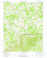 Fancy Gap Virginia Historical topographic map, 1:24000 scale, 7.5 X 7.5 Minute, Year 1968