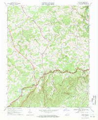 Fancy Gap Virginia Historical topographic map, 1:24000 scale, 7.5 X 7.5 Minute, Year 1968