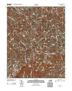 Fancy Gap Virginia Historical topographic map, 1:24000 scale, 7.5 X 7.5 Minute, Year 2010