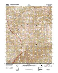 Fancy Gap Virginia Historical topographic map, 1:24000 scale, 7.5 X 7.5 Minute, Year 2013