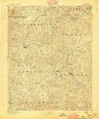 Farmville Virginia Historical topographic map, 1:125000 scale, 30 X 30 Minute, Year 1893
