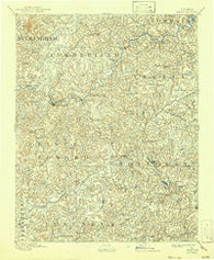 Farmville Virginia Historical topographic map, 1:125000 scale, 30 X 30 Minute, Year 1893