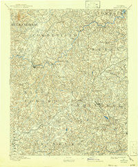 Farmville Virginia Historical topographic map, 1:125000 scale, 30 X 30 Minute, Year 1893