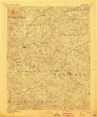 Farmville Virginia Historical topographic map, 1:125000 scale, 30 X 30 Minute, Year 1893