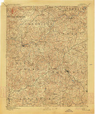 Farmville Virginia Historical topographic map, 1:125000 scale, 30 X 30 Minute, Year 1893