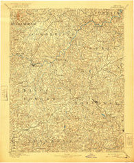Farmville Virginia Historical topographic map, 1:125000 scale, 30 X 30 Minute, Year 1893