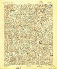 Farmville Virginia Historical topographic map, 1:125000 scale, 30 X 30 Minute, Year 1893