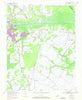 Fentress Virginia Historical topographic map, 1:24000 scale, 7.5 X 7.5 Minute, Year 1954