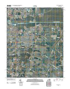 Fentress Virginia Historical topographic map, 1:24000 scale, 7.5 X 7.5 Minute, Year 2011