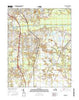 Fentress Virginia Current topographic map, 1:24000 scale, 7.5 X 7.5 Minute, Year 2016