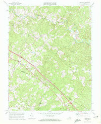 Ferncliff Virginia Historical topographic map, 1:24000 scale, 7.5 X 7.5 Minute, Year 1970