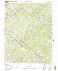 Ferncliff Virginia Historical topographic map, 1:24000 scale, 7.5 X 7.5 Minute, Year 1970
