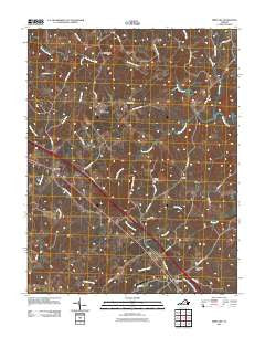 Ferncliff Virginia Historical topographic map, 1:24000 scale, 7.5 X 7.5 Minute, Year 2011