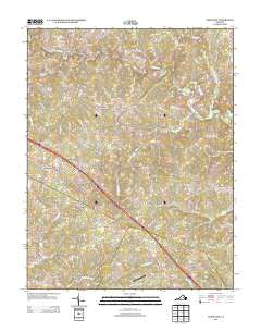 Ferncliff Virginia Historical topographic map, 1:24000 scale, 7.5 X 7.5 Minute, Year 2013