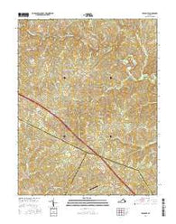 Ferncliff Virginia Current topographic map, 1:24000 scale, 7.5 X 7.5 Minute, Year 2016