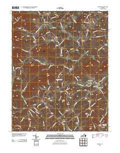 Ferrum Virginia Historical topographic map, 1:24000 scale, 7.5 X 7.5 Minute, Year 2010