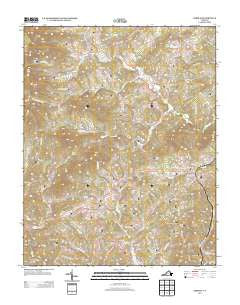 Ferrum Virginia Historical topographic map, 1:24000 scale, 7.5 X 7.5 Minute, Year 2013