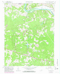 Fine Creek Mills Virginia Historical topographic map, 1:24000 scale, 7.5 X 7.5 Minute, Year 1964