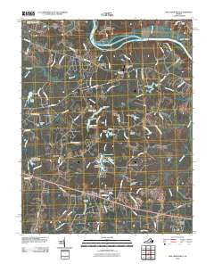 Fine Creek Mills Virginia Historical topographic map, 1:24000 scale, 7.5 X 7.5 Minute, Year 2010