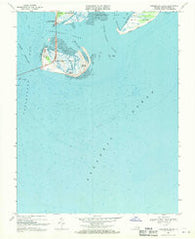 Fishermans Island Virginia Historical topographic map, 1:24000 scale, 7.5 X 7.5 Minute, Year 1968