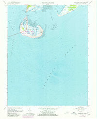 Fishermans Island Virginia Historical topographic map, 1:24000 scale, 7.5 X 7.5 Minute, Year 1968