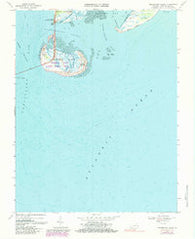 Fishermans Island Virginia Historical topographic map, 1:24000 scale, 7.5 X 7.5 Minute, Year 1968