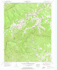 Flat Gap Virginia Historical topographic map, 1:24000 scale, 7.5 X 7.5 Minute, Year 1955