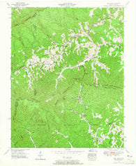 Flat Gap Virginia Historical topographic map, 1:24000 scale, 7.5 X 7.5 Minute, Year 1955