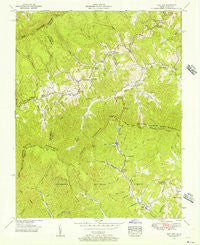 Flat Gap Virginia Historical topographic map, 1:24000 scale, 7.5 X 7.5 Minute, Year 1955
